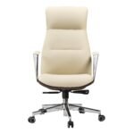Eureka ROYAL Slim Executive Office Chair (Off White)