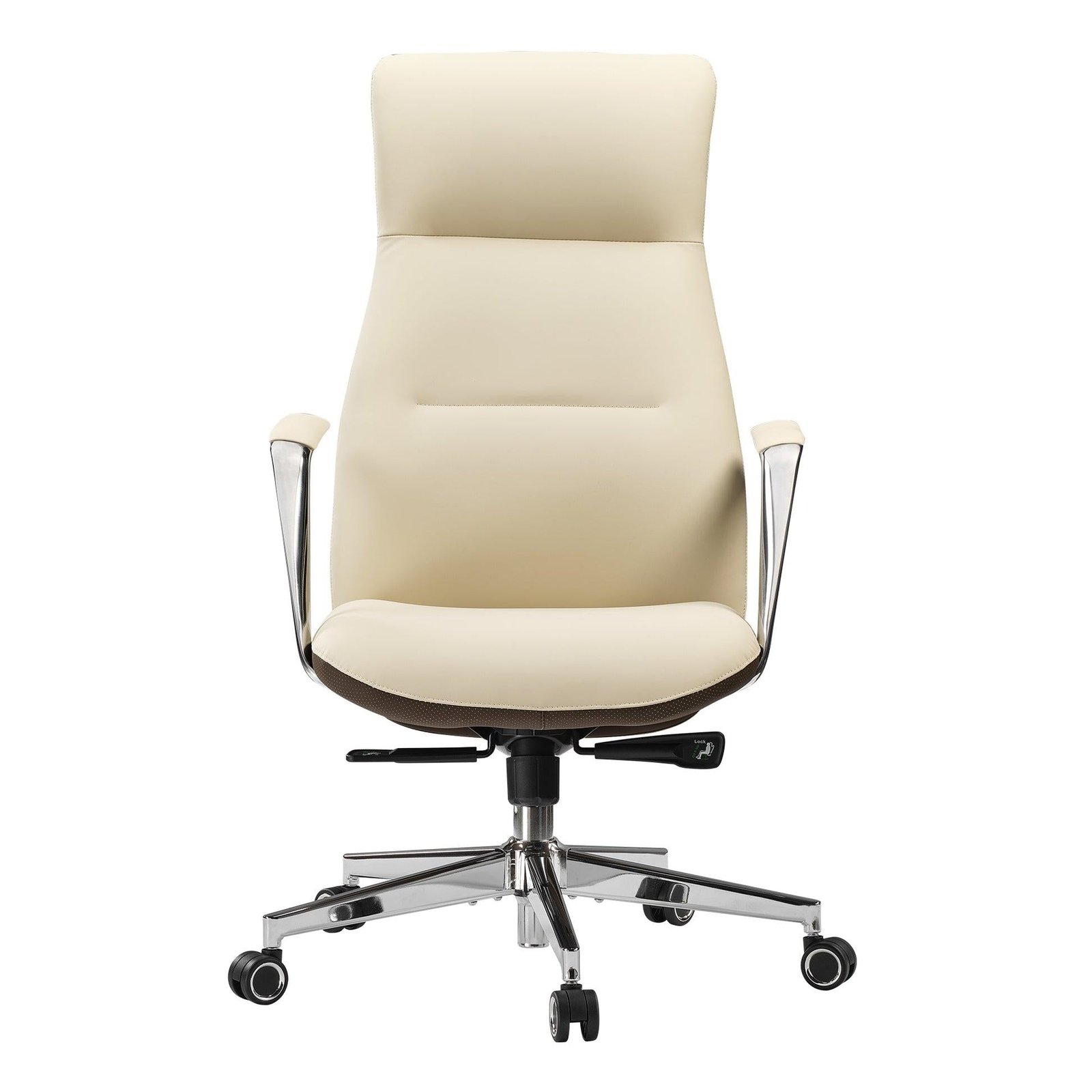 796964-Product-0-I-638769190224347191.jpg Eureka ROYAL Slim Executive Office Chair (Off White) - Image 1