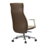 Eureka ROYAL Slim Executive Office Chair (Off White) - Image 3