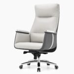 Eureka Royal II High Back Executive Office Chair (Beidge Grey) - Image 2