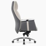 Eureka Royal II High Back Executive Office Chair (Beidge Grey) - Image 4