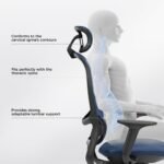 Eureka Skylar Modern Mesh Office Chair (Blue) - Image 6