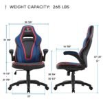 Eureka Vortex Gaming Chair (Blue) - Image 9