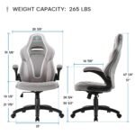 Eureka Vortex Gaming Chair (Grey) - Image 10