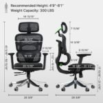 Eureka Axion GC12 Ergonomic Gaming Chair (Green) - Image 14