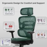 Eureka Axion GC12 Ergonomic Gaming Chair (Green) - Image 4