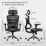 Eureka Axion GC12 Ergonomic Gaming Chair (Blue) - Image 14