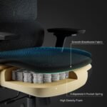Eureka Axion GC12 Ergonomic Gaming Chair (Blue) - Image 5