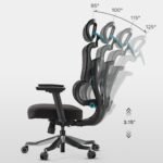 Eureka Axion GC12 Ergonomic Gaming Chair (Blue) - Image 8