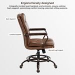 Eureka Regal PU Leather Office Chair - Image 6