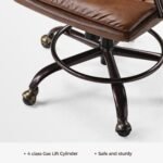 Eureka Regal PU Leather Office Chair - Image 7