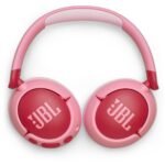JBL JUNIOR 470NC Wireless Noise Cancelling Kids Over-Ear Headphones (Pink) - Image 4