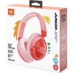 JBL JUNIOR 470NC Wireless Noise Cancelling Kids Over-Ear Headphones (Pink) - Image 6