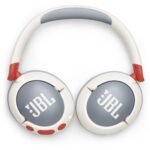 JBL JUNIOR 470NC Wireless Noise Cancelling Kids Over-Ear Headphones (White) - Image 4