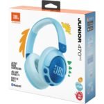 JBL JUNIOR 470NC Wireless Noise Cancelling Kids Over-Ear Headphones (Blue) - Image 6
