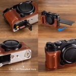 SmallRig Camera Leather Half Case Kit for FUJIFILM X-M5 (Brown) 4880 - Image 3