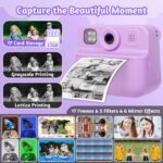Lenoxx Kids 48MP Instant Print Camera with Dual Lens and 1080P HD Video - Image 5