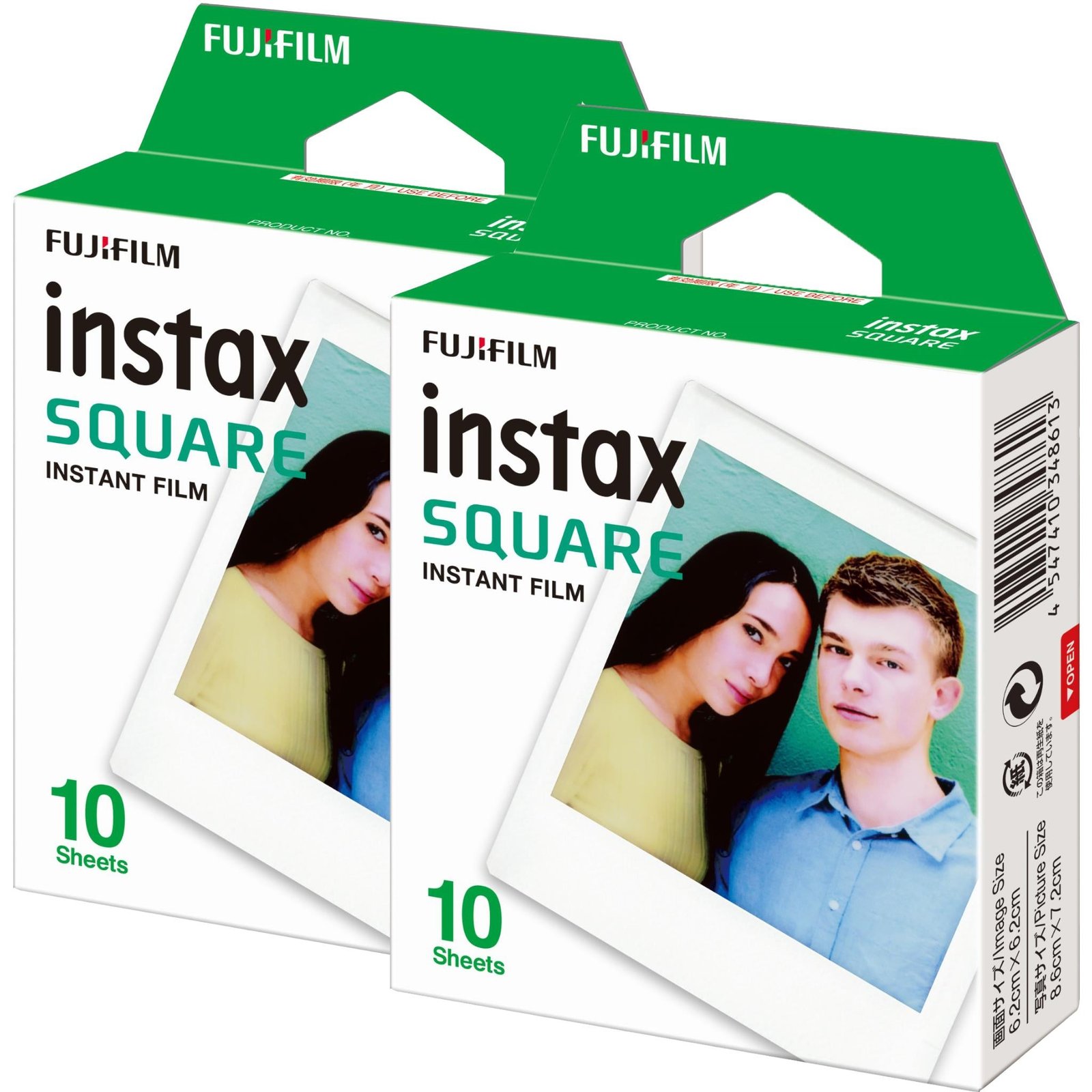 801231-Product-0-I.jpg Fujifilm Instax Square Film (20 Pack) - Image 1