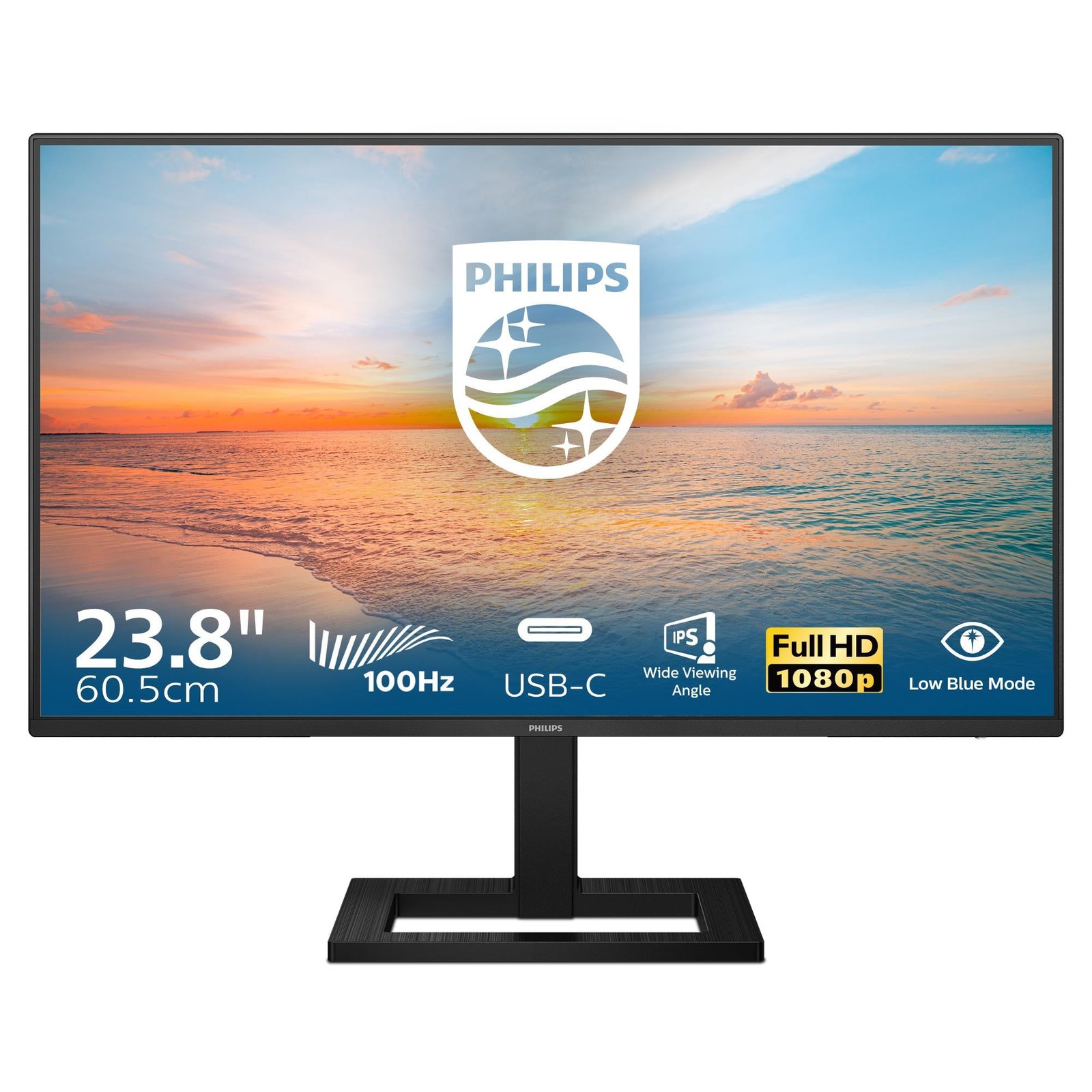 805990-Product-0-I-638827876207100517.jpg Philips 24E1N1300AE 23.8” FHD 100Hz USB-C Monitor - Image 1