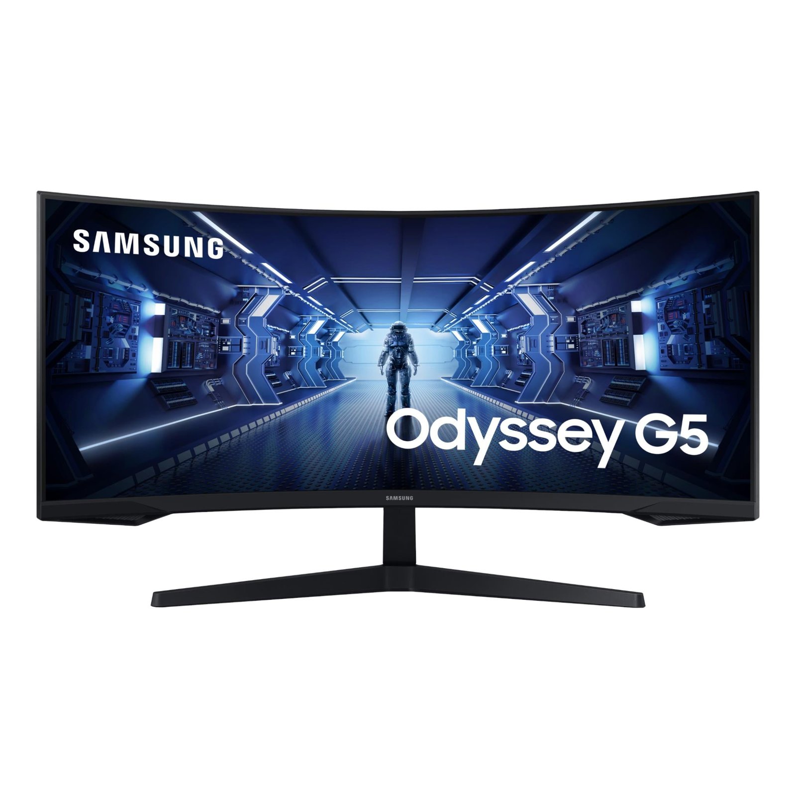 807238-Product-0-I-638813991693375642.jpg Samsung Odyssey G55T 34" UHD 165Hz Curved Gaming Monitor - Image 1