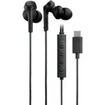 Audio-Technica USB-C Wired Noise Cancelling In-Ear Headphones (Black)