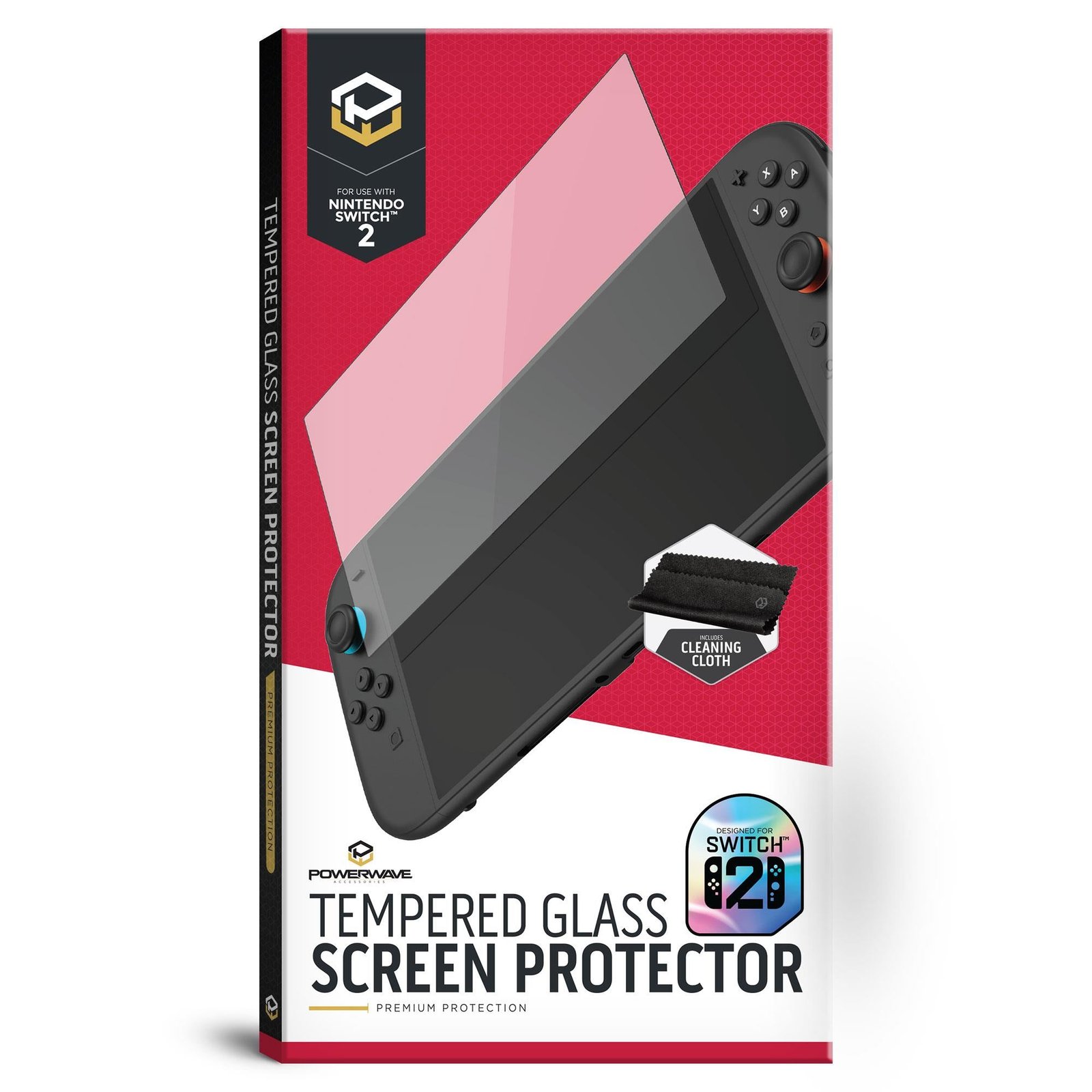808541-Product-0-I-638804608802565502.jpg Powerwave Tempered Glass Screen Protector for Nintendo Switch 2 - Image 1