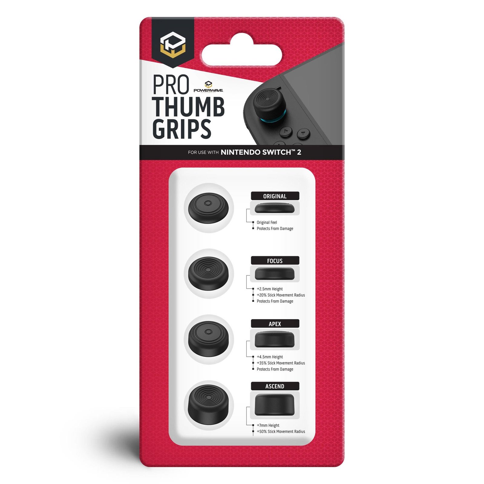 808554-Product-0-I-638804607001803108.jpg Powerwave Pro Thumb Grips for Nintendo Switch 2 - Image 1