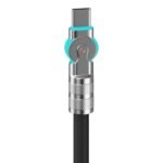 Powerwave 2M USB-C LED Charging Cable with Adjustable Head & USB-A Adapter for Nintendo Switch 2 - Image 4