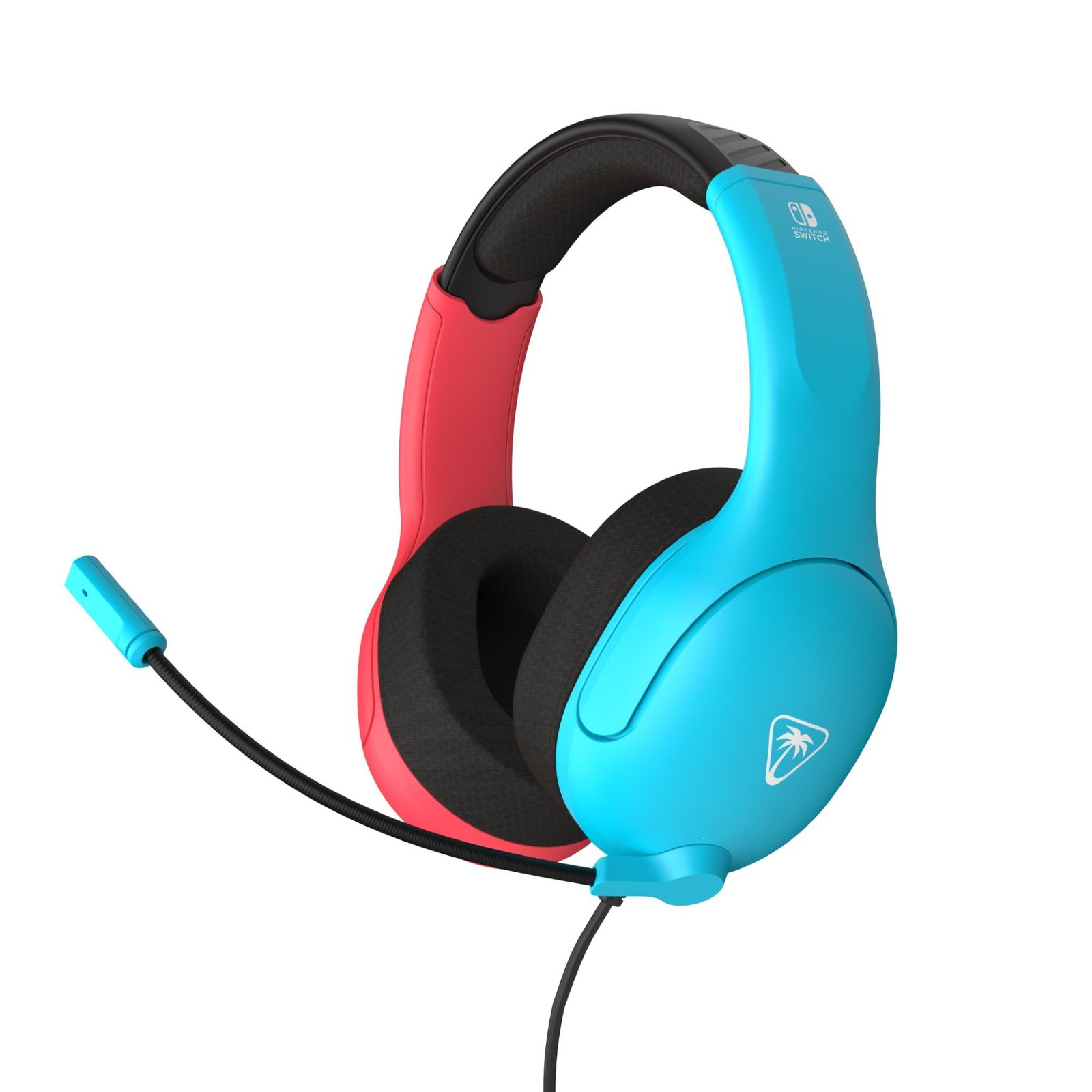 808601-Product-0-I-638930625003940895.jpg Turtle Beach Airlite Fit Wired Gaming Headset (Neon Blue & Red) - Image 1