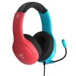 Turtle Beach Airlite Fit Wired Gaming Headset (Neon Blue & Red) - Image 3