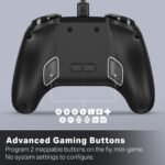 PowerA Advanced Wired Controller with hall effect modules for Nintendo Switch 2  (Black) - Image 9