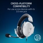 Razer BlackShark V2 X Wired Esports Headset for PlayStation (White) - Image 10