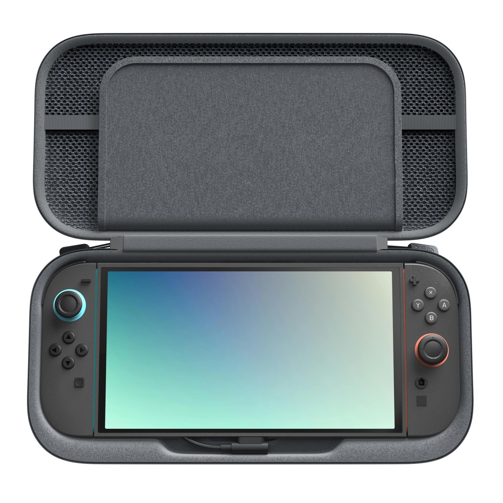 814222-Product-0-I-638864056313693674.jpg Belkin Charging Case for Nintendo Switch 2 (Charcoal) - Image 1