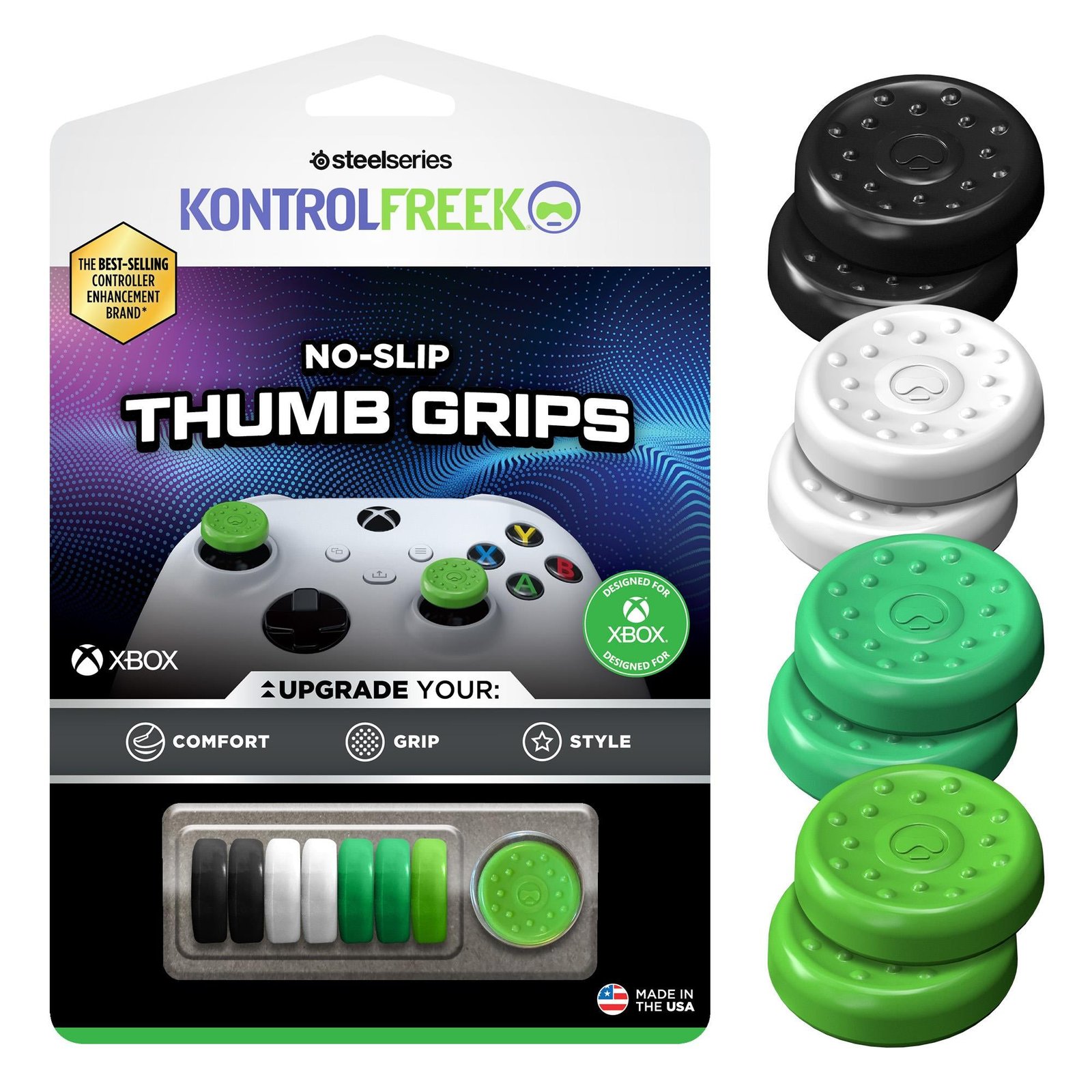 814226-Product-0-I-639062723404207332.jpg KontrolFreak No-Slip Thumbgrip 8-pack for Xbox Series X/S - Image 1