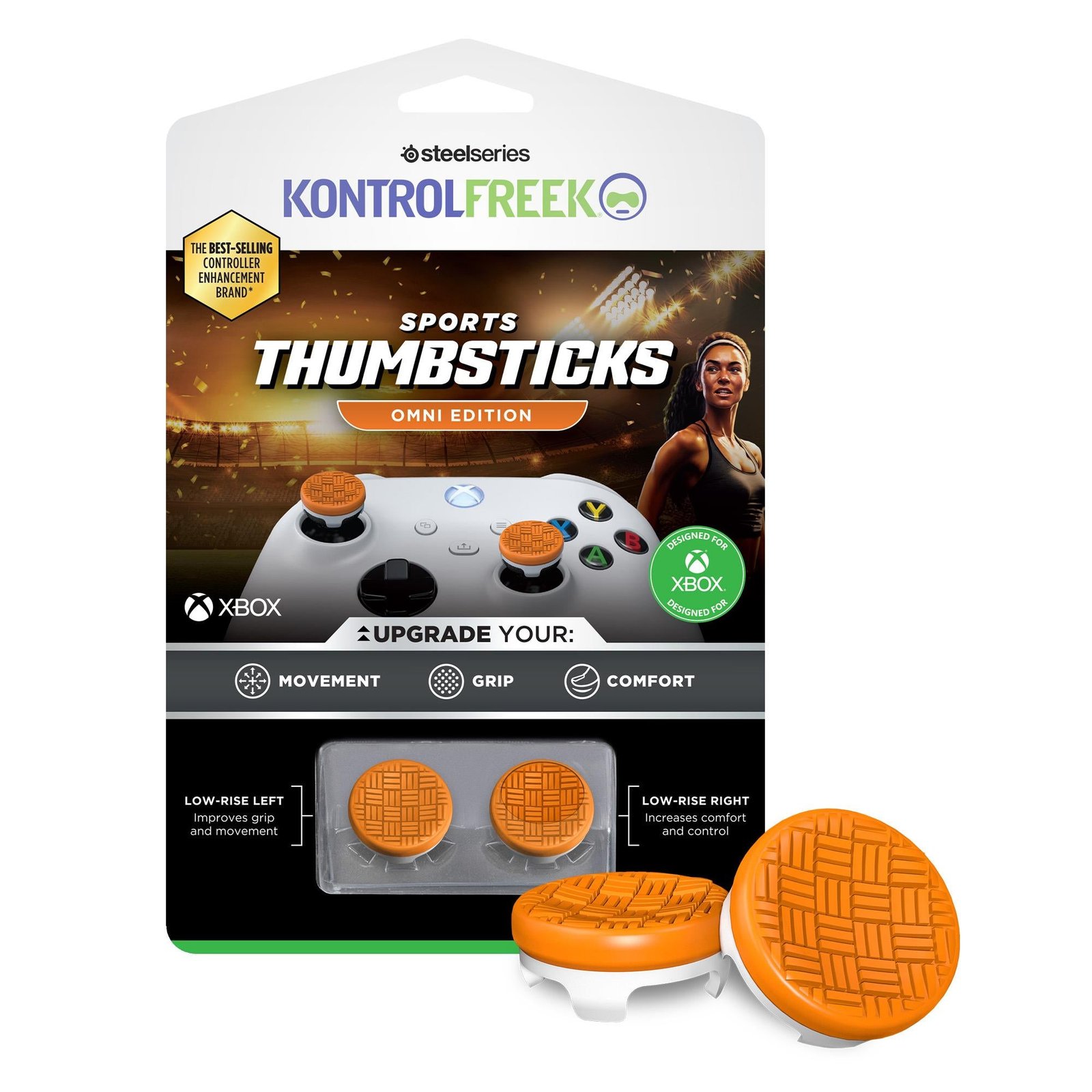 814232-Product-0-I-639062900402320023.jpg KontrolFreak Sports Omni (Orange/White) for Xbox Series X/S - Image 1