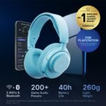 SteelSeries Arctis Nova 3P Wireless Multi-Platform Gaming Headset (Aqua) - Image 2