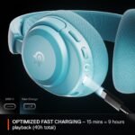 SteelSeries Arctis Nova 3P Wireless Multi-Platform Gaming Headset (Aqua) - Image 4