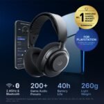 SteelSeries Arctis Nova 3P Wireless Multi-Platform Gaming Headset (Black) - Image 2