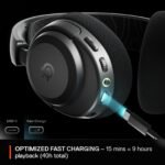 SteelSeries Arctis Nova 3P Wireless Multi-Platform Gaming Headset (Black) - Image 4
