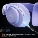 SteelSeries Arctis Nova 3P Wireless Multi-Platform Gaming Headset (Lavender) - Image 4
