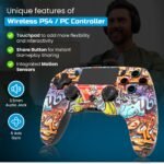 Playmax Wireless Controller for PS4 / PC (Graffiti) - Image 3