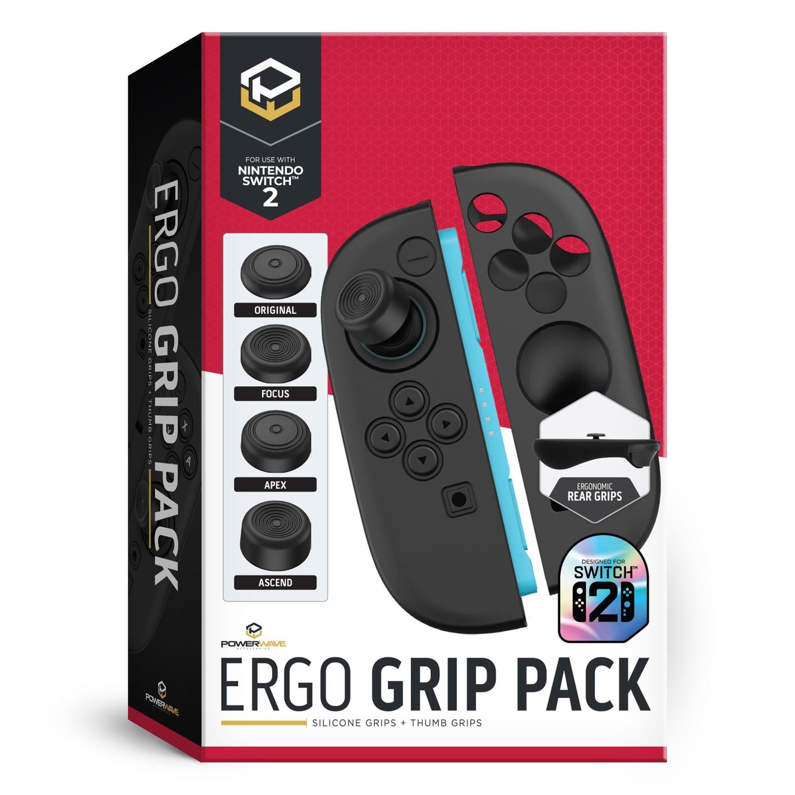 829205-Product-0-I-638906609416219185.jpg Powerwave Ergo Grip Pack for Nintendo Switch 2 - Image 1