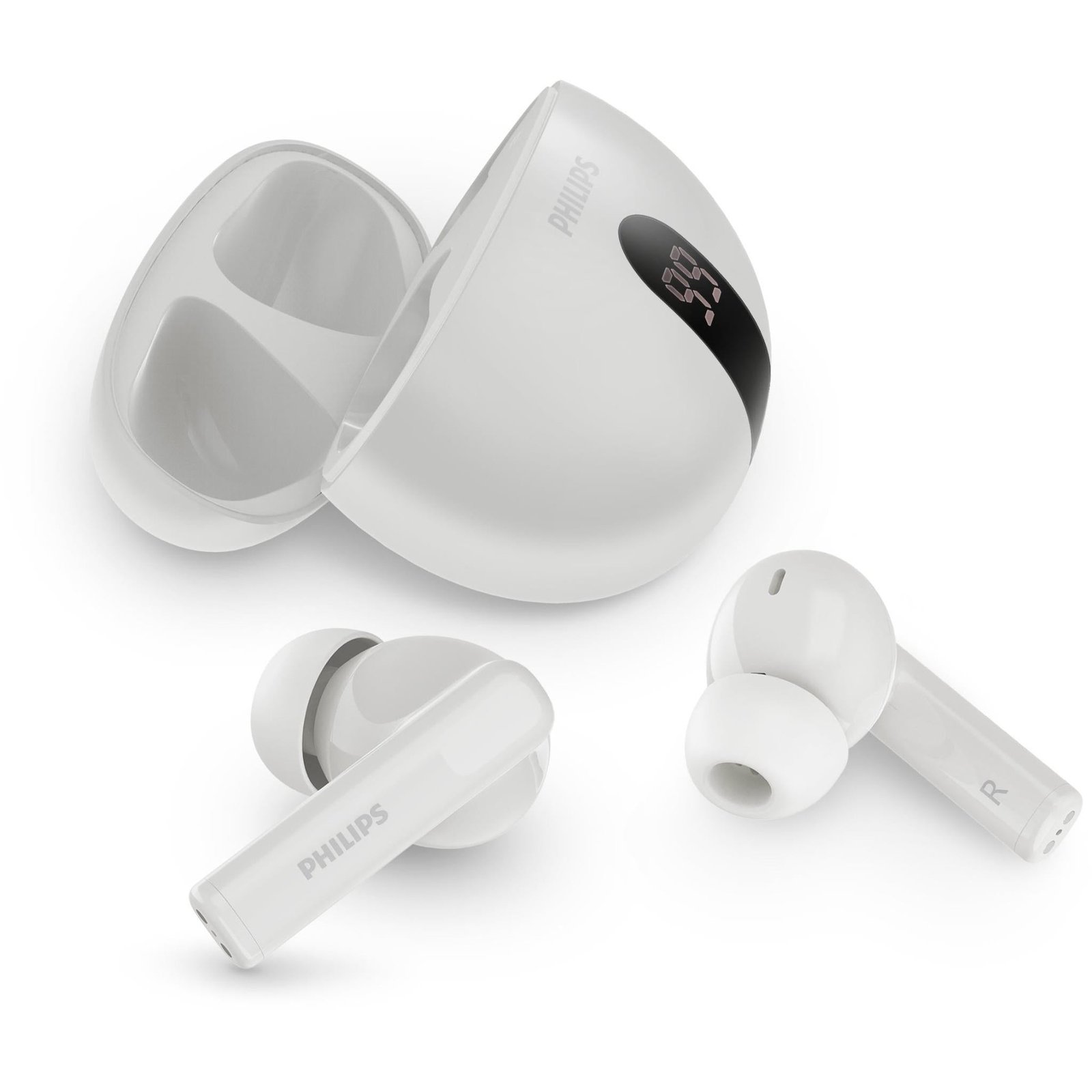 832813-Product-0-I-638918538603194683.jpg Philips TAT3559 True Wireless ANC Earearearbuds (White) - Image 1