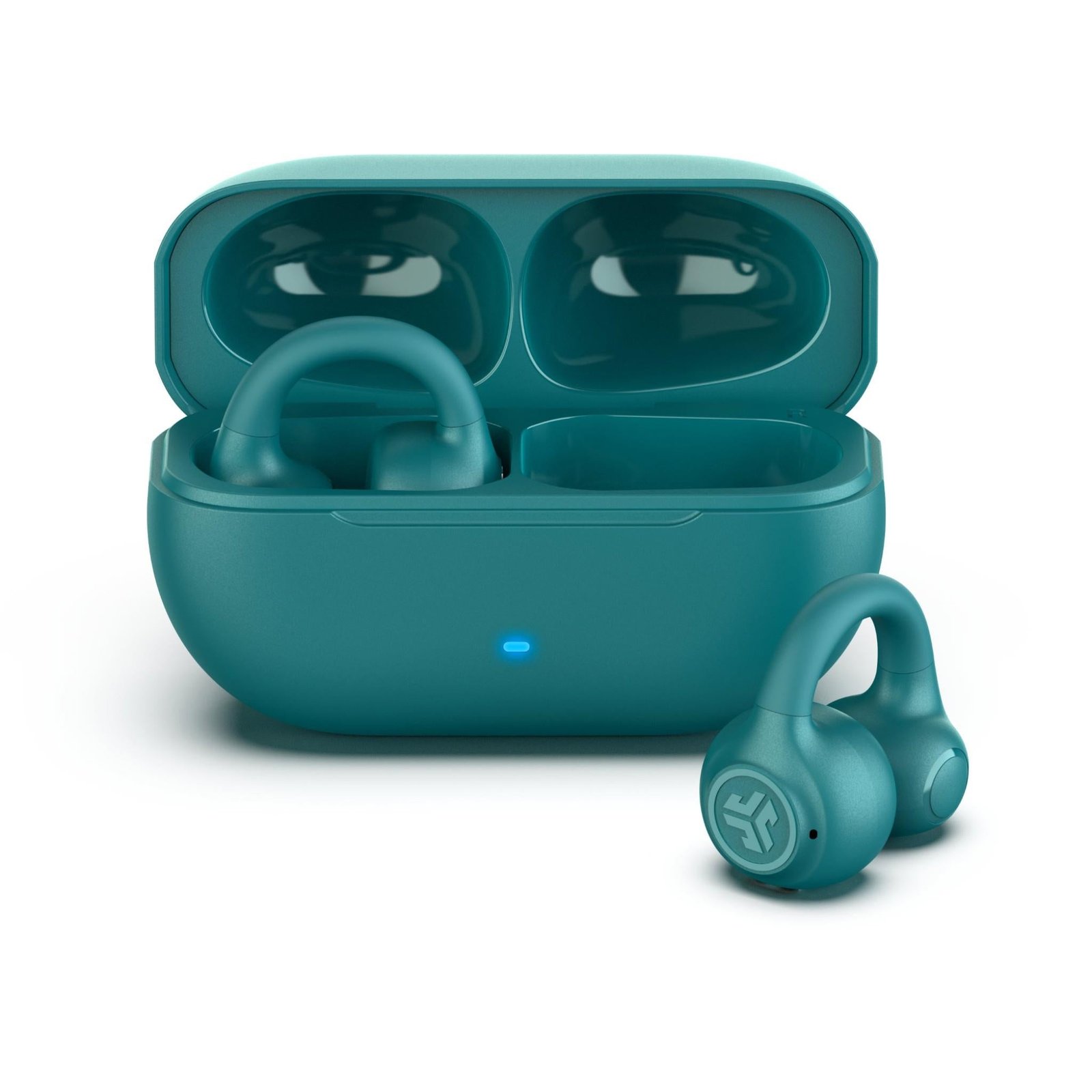 839763-Product-0-I-638925391803908551.jpg JLab Flex Open Wireless Earbuds (Teal) - Image 1