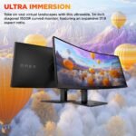 OMEN 34C G2 34" WQHD 180Hz Curved Gaming Monitor - Image 6