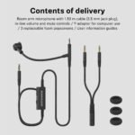 Sennheiser HD500 BAM Boom Arm Microphone for HD 500 Series/HD 620S Headphones - Image 7