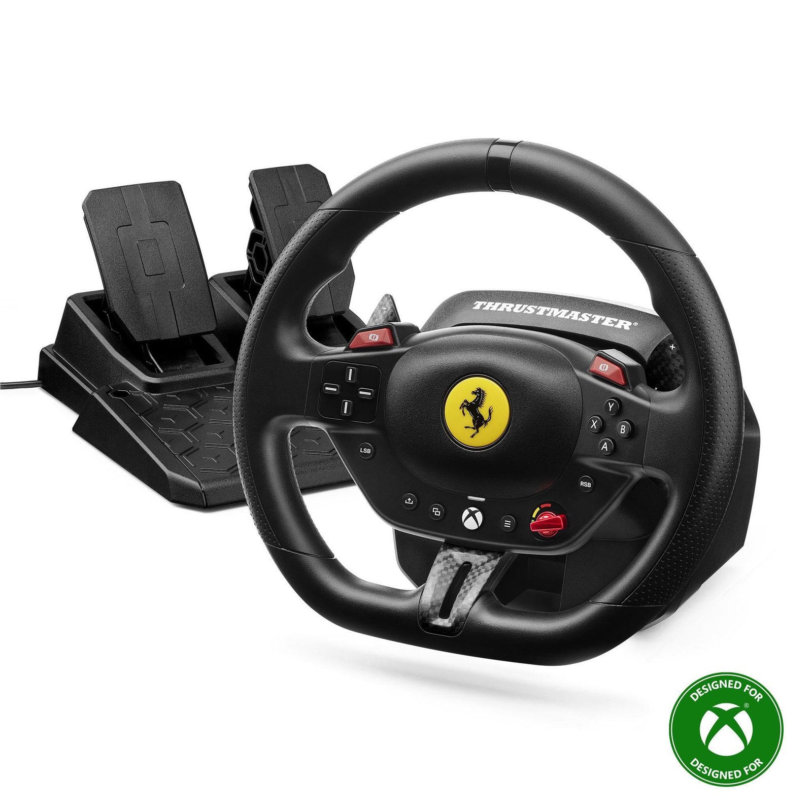 Thrustmaster T98 Ferrari 296 GTS Racing Bundle for XBOX & PC 1 Thrustmaster T98 Ferrari 296 GTS Racing Bundle for XBOX & PC