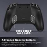PowerA Advantage Wireless Controller with Hall Effect for Nintendo Switch 2 (Black) - Image 8