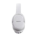 AIWA Over-Ear Bluetooth Headphones with AUX and Airplane Adapter (White) - Image 3