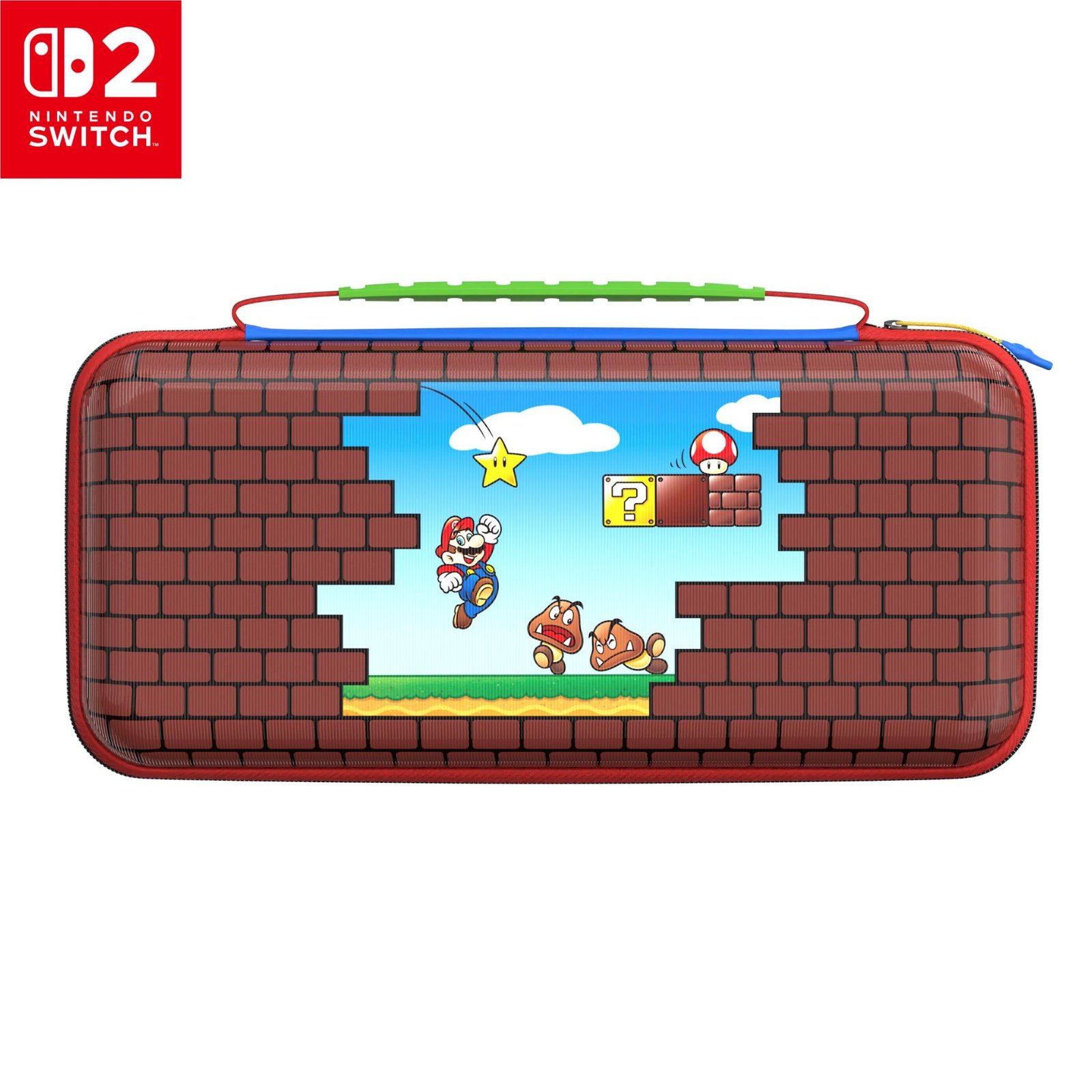 865226-Product-0-I-639004081802738324.jpg Turtle Beach PlayTrek Travel Case Mario Bricks for Nintendo Switch 2 - Image 1